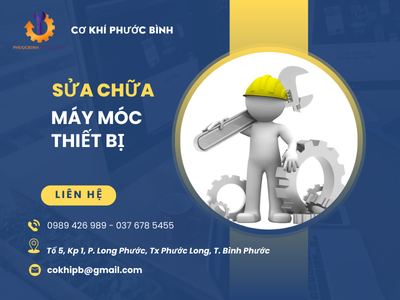 Sửa chữa, bảo trì máy móc, thiết bị